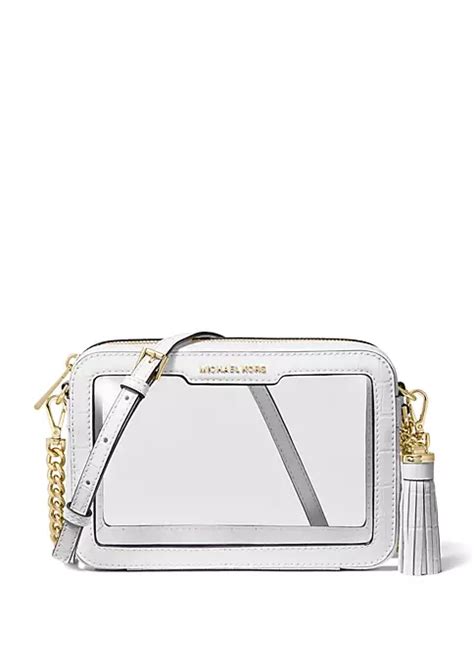 michael michael kors medium clear camera bag|Michael Kors camera bag black.